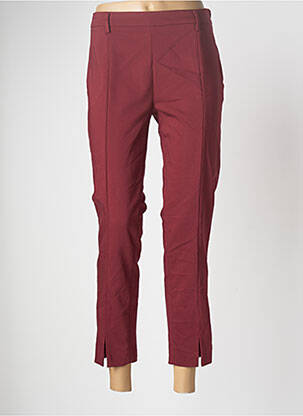 Pantalon chino rouge MORGAN femme
