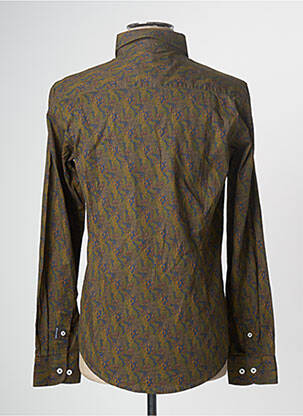 Chemise manches longues marron BRUCE & BUTLER  homme