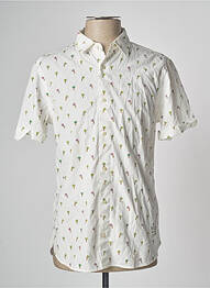 Chemise manches courtes blanc SCOTCH & SODA homme