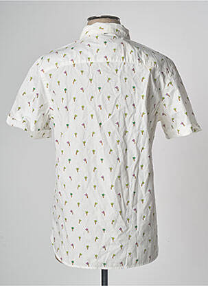 Chemise manches courtes blanc SCOTCH & SODA homme