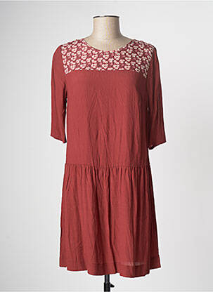 Robe mi-longue rose FLAIR femme