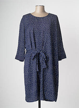 Robe mi-longue bleu FRANSA femme
