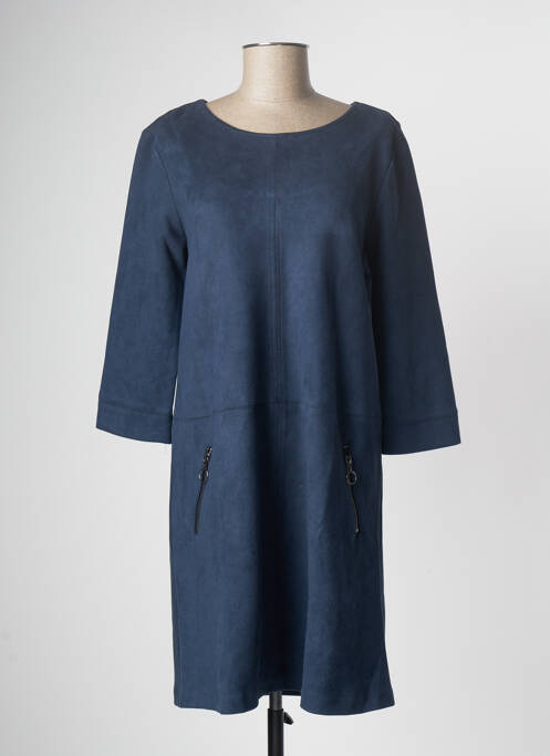 Robe mi-longue bleu TOM TAILOR pour femme