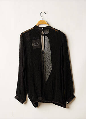Gilet manches longues noir NÜ femme