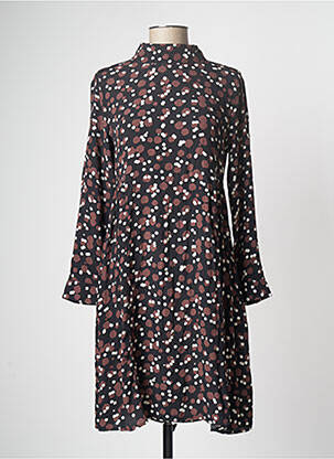 Robe mi-longue noir TOM TAILOR femme