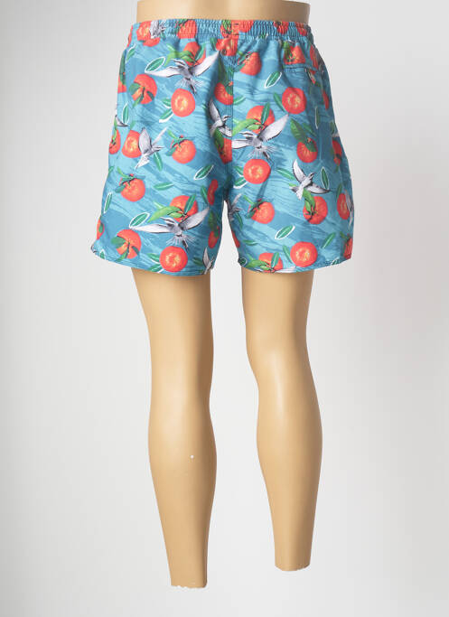 Short de bain bleu BRUCE & BUTLER  pour homme