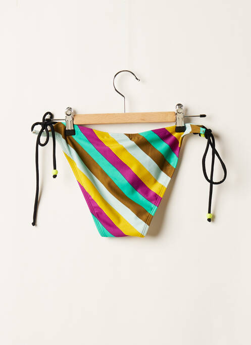 Bas de maillot de bain vert PIECES pour femme