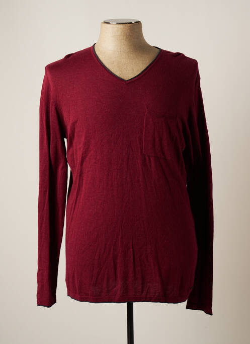 Pull rouge TOM TAILOR pour homme