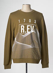 Sweat-shirt vert R.EV 1703 BY REMCO EVENPOEL  pour homme seconde vue