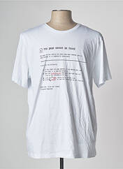 T-shirt blanc DYJCODE BY DENNIS PRAET  pour homme seconde vue