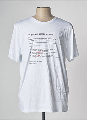 T-shirt blanc DYJCODE BY DENNIS PRAET  pour homme
