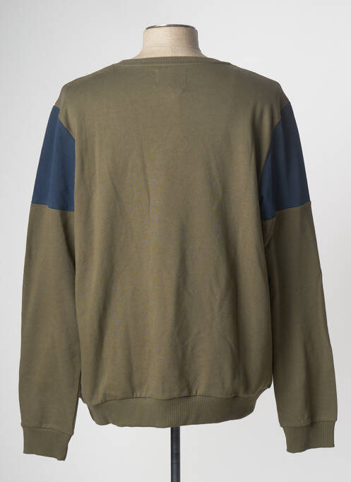 Sweat-shirt vert CEMI pour homme