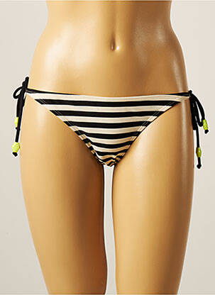 Bas de maillot de bain noir PIECES femme