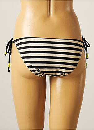 Bas de maillot de bain noir PIECES femme