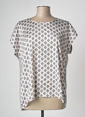 T-shirt gris MORE & MORE pour femme seconde vue
