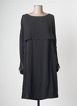 Robe mi-longue noir FRANSA femme