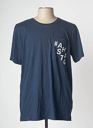 T-shirt bleu CEMI pour homme