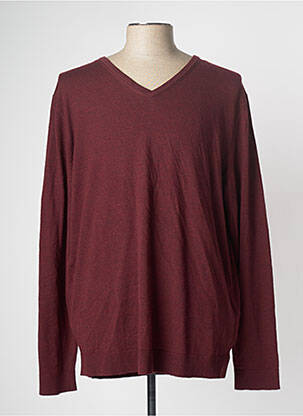 Pull rouge SELECTED pour homme