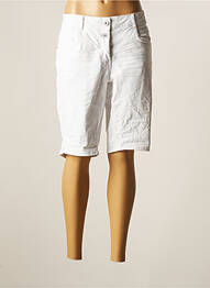 Bermuda blanc CECIL femme