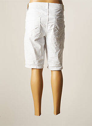 Bermuda blanc CECIL femme