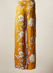 Pantalon large jaune MORGAN pour femme seconde vue