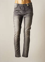 Jeans coupe slim gris STREET ONE femme
