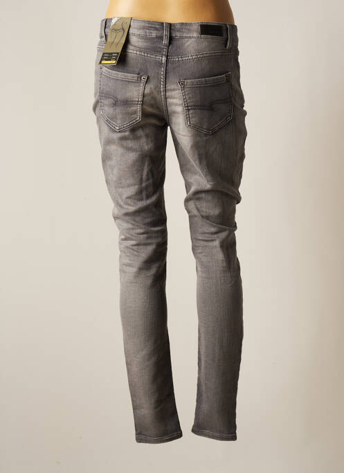Jeans coupe slim gris STREET ONE pour femme