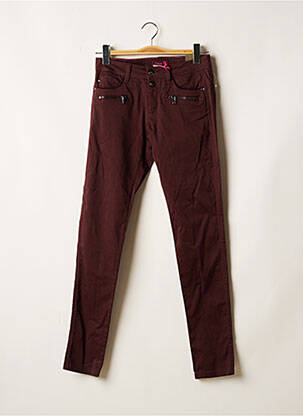 Pantalon slim rouge STREET ONE femme