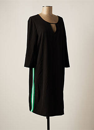 Robe mi-longue noir KOCCA pour femme