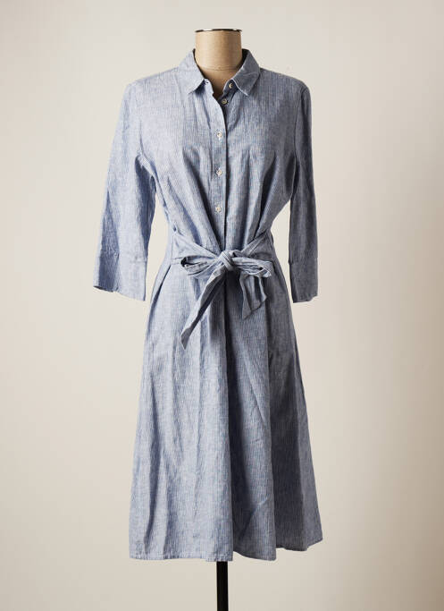 Robe mi-longue bleu OPUS pour femme