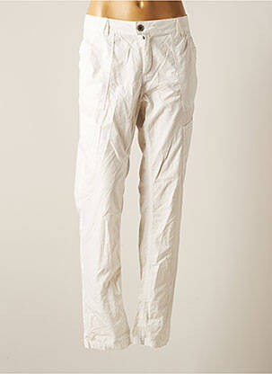 Jeans coupe droite blanc STREET ONE pour femme