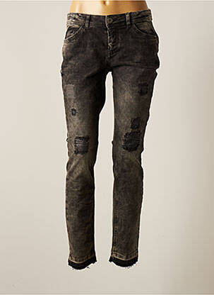 Jeans coupe slim noir STREET ONE femme