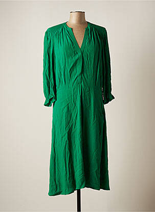 Robe longue vert GARCIA pour femme