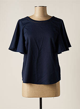Top bleu LES P'TITES BOMBES femme