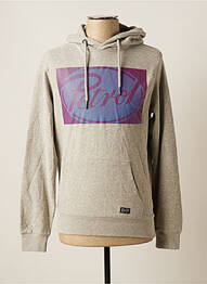Sweat-shirt à capuche gris PETROL INDUSTRIES homme