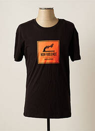 T-shirt noir JACK & JONES homme