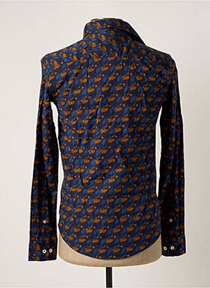 Chemise manches longues bleu BRUCE & BUTLER  homme