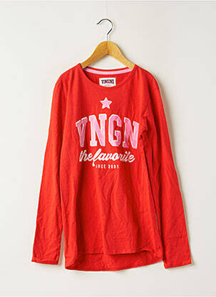 T-shirt rouge VINGINO pour fille