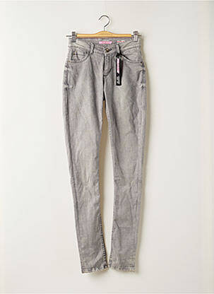Jeans coupe slim gris VINGINO fille