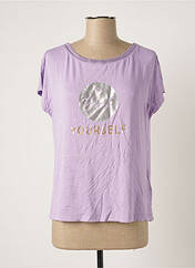 T-shirt violet STREET ONE pour femme seconde vue