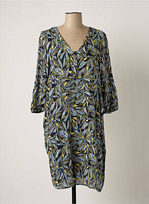 Robe mi-longue bleu VERO MODA femme