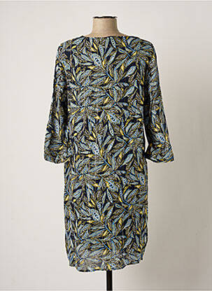 Robe mi-longue bleu VERO MODA femme