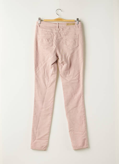 Jeans coupe slim rose GEISHA fille