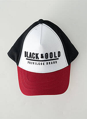 Chapeau rouge BLACK AND GOLD homme