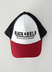 Chapeau rouge BLACK AND GOLD pour homme seconde vue