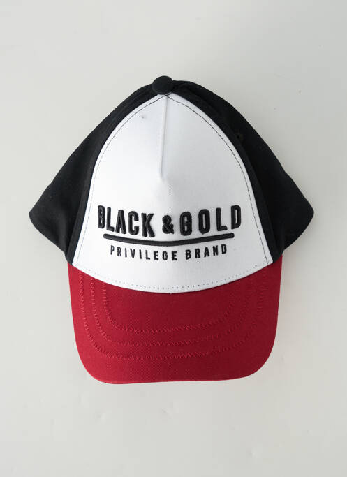 Chapeau rouge BLACK AND GOLD pour homme