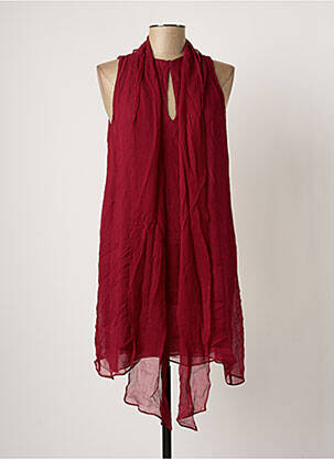 Robe courte rouge MANGO pour femme