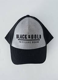 Chapeau noir BLACK AND GOLD homme