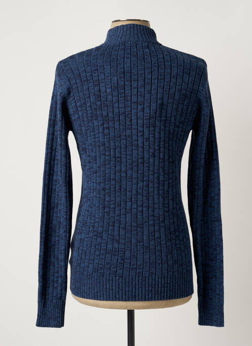 Gilet manches longues bleu BRUCE & BUTLER  homme