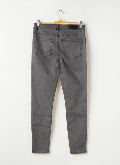 Jeans coupe slim gris VERO MODA pour femme